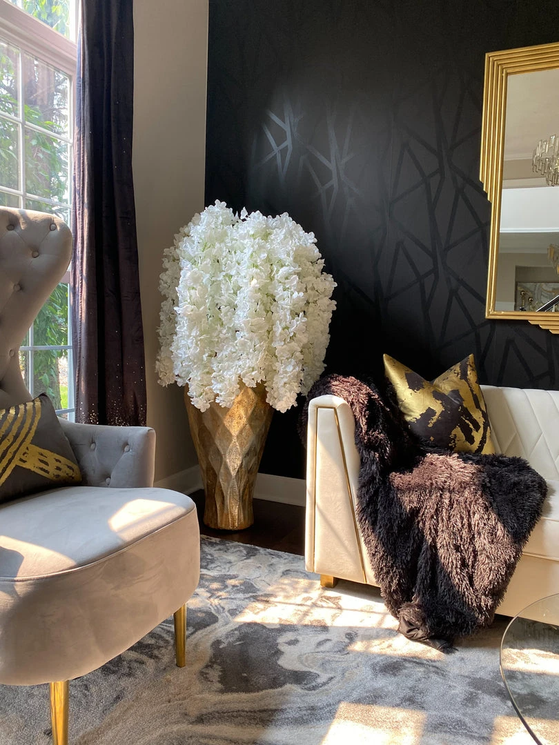 Inspire Me! Home Decor White Waterfall Hydrangea Stem 3 Inspire Me! Home Decor White Waterfall Hydrangea Stem