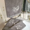 Inspire Me! Home Decor BATHROOM Granite Towel With Leaf & Vine Pattern (3 Sizes) 1 Inspire Me! Home Decor BATHROOM Granite Towel With Leaf & Vine Pattern (3 Sizes)