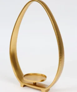 Inspire Me! Home Decor Gold Teardrop Candle Holders (2 Sizes)