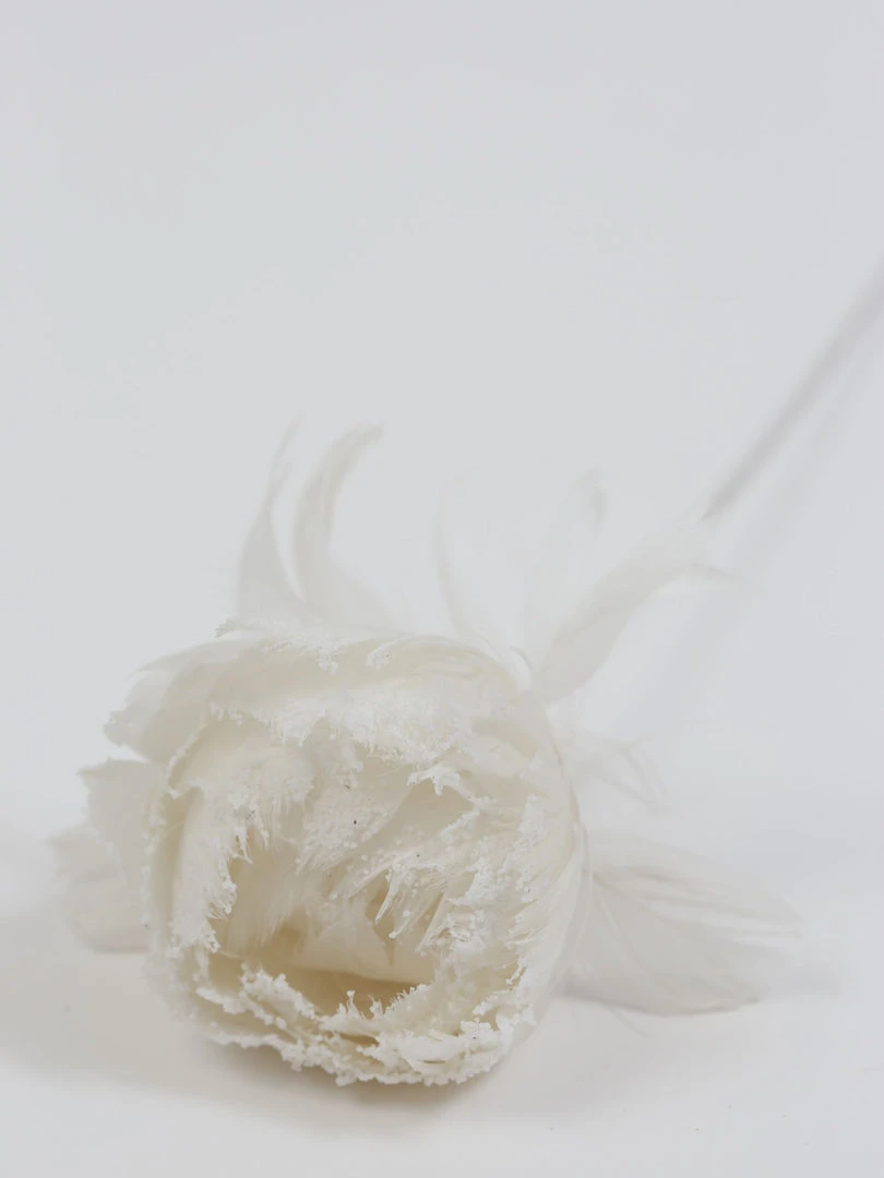 Inspire Me! Home Decor Faux Feathered Floral Stem 4 Inspire Me! Home Decor Faux Feathered Floral Stem