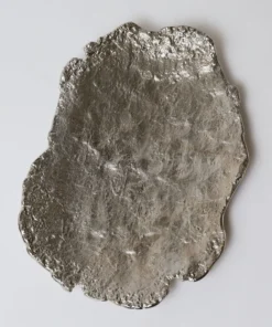 Inspire Me! Home Decor Metal Textured Edge Tray (2 Colors) Gold