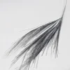 Inspire Me! Home Decor Black & Silver Glitter Faux Feathers Stem