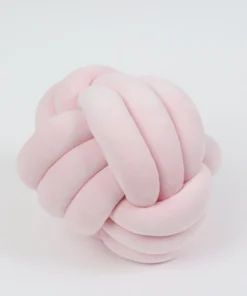 Inspire Me! Home Decor Soft Pink Velvet Knot Pillow (3 Sizes) Pillows