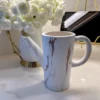 Inspire Me! Home Decor Ceramic Marble Watering Can/Pitcher