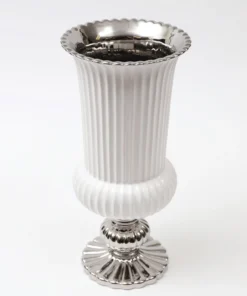 Inspire Me! Home Decor Gold White Linear Vase (2 Colors)