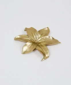 Inspire Me! Home Decor Gold Flower Wall Art