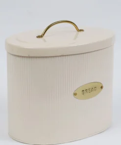 Inspire Me! Home Decor Breadbox With Gold Handle