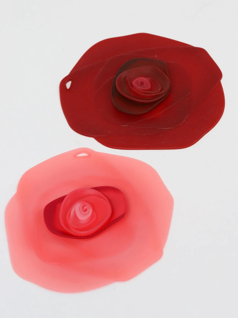 Inspire Me! Home Decor KITCHEN Silicone Rose Mug Lids (Set Of 2) 6 Inspire Me! Home Decor KITCHEN Silicone Rose Mug Lids (Set Of 2)