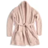 Inspire Me! Home Decor Blush Pink Plush Bath Robe With Pockets (2 Sizes)