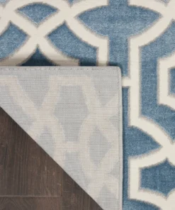 Nourison Joli Area Rug - Blue/White (3 Sizes) PILLOWS, RUGS, & THROWS 7 Nourison Joli Area Rug - Blue/White (3 Sizes) PILLOWS, RUGS, & THROWS