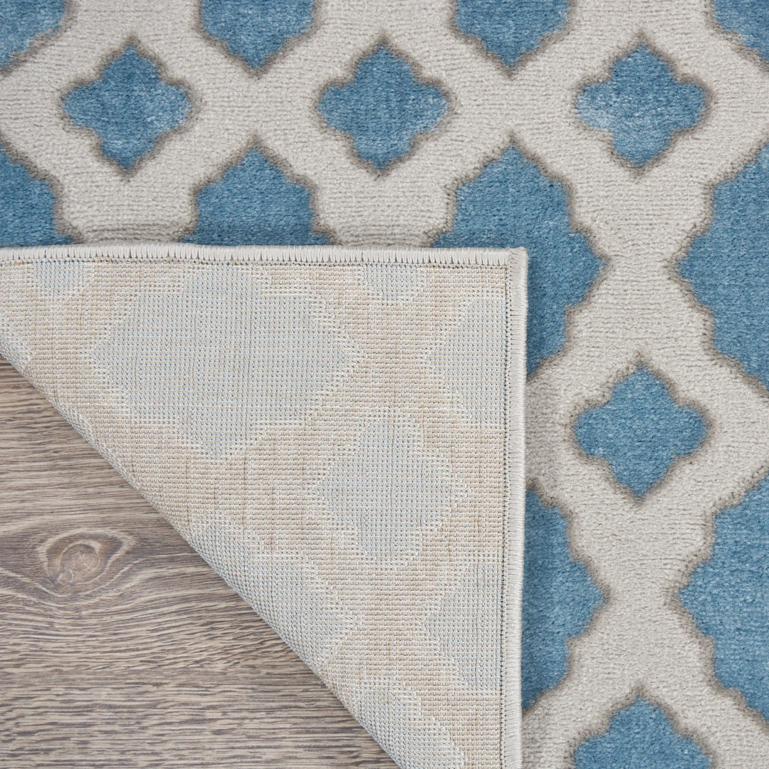 Nourison PILLOWS, RUGS, & THROWS Joli Area Rug - Blue/Grey (2 Sizes) 5 Nourison PILLOWS, RUGS, & THROWS Joli Area Rug - Blue/Grey (2 Sizes)