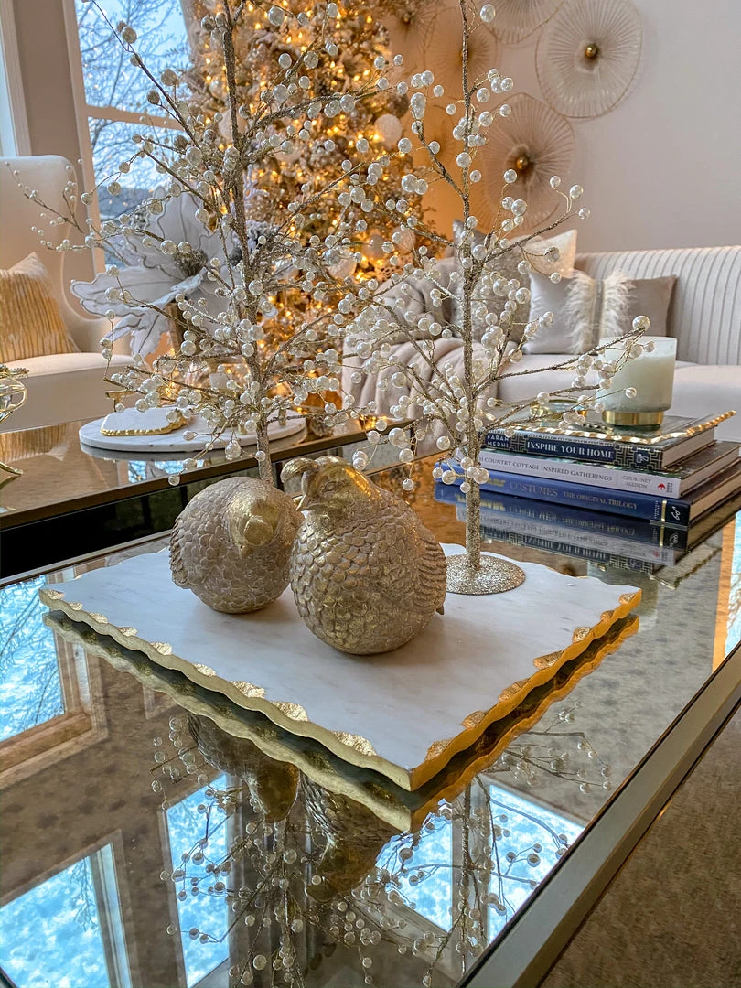 Inspire Me! Home Decor Marble Tray With Metallic Edge (2 Colors) 5 Inspire Me! Home Decor Marble Tray With Metallic Edge (2 Colors)