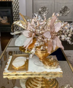 Inspire Me! Home Decor Marble Tray With Metallic Edge (2 Colors) 19 Inspire Me! Home Decor Marble Tray With Metallic Edge (2 Colors)