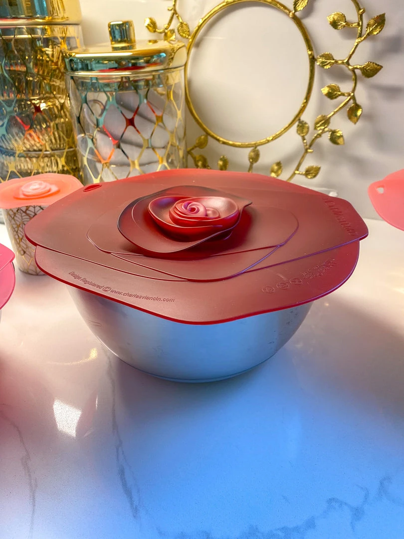 Inspire Me! Home Decor Silicone Rose Pot Lids (4 Sizes) 3 Inspire Me! Home Decor Silicone Rose Pot Lids (4 Sizes)