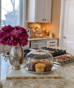 Inspire Me! Home Decor Marble Tray With Metallic Edge (2 Colors) 28 Inspire Me! Home Decor Marble Tray With Metallic Edge (2 Colors)