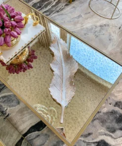 Inspire Me! Home Decor Long Skinny Feather Tray (2 Colors)