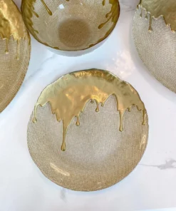 Inspire Me! Home Decor Gold Dipped Dinnerware Collection (Sold Separately)