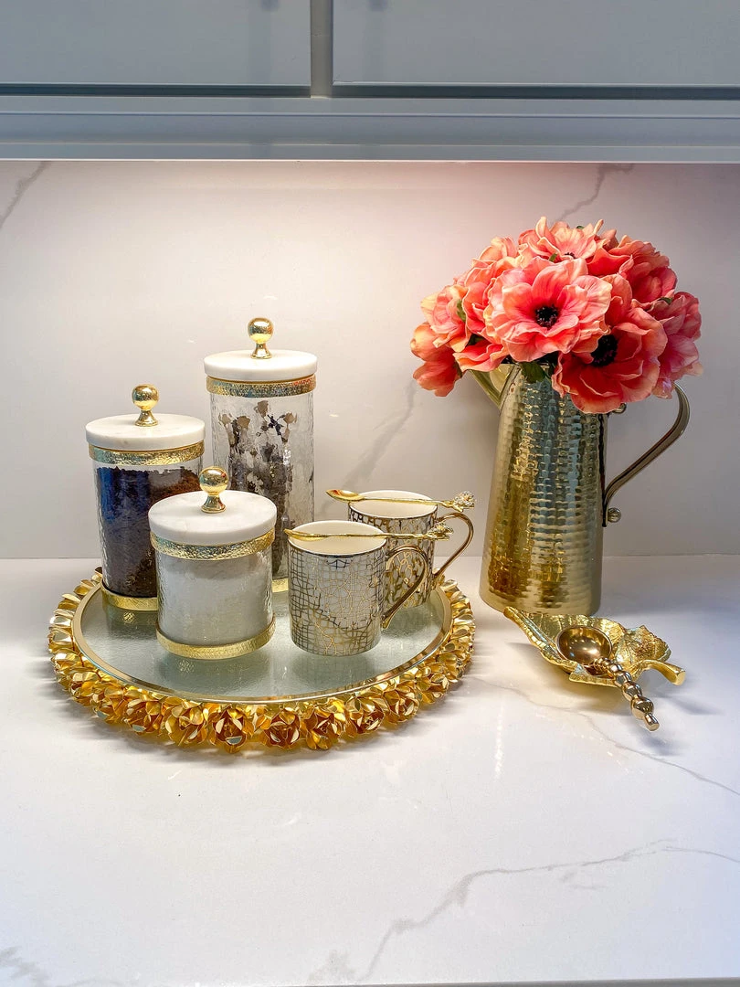 Inspire Me! Home Decor Gold Hammered Texture Pitcher (2 Sizes) 9 Inspire Me! Home Decor Gold Hammered Texture Pitcher (2 Sizes)