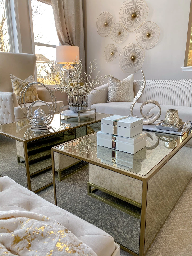 Inspire Me! Home Decor White Glass And Mirror Decorative Boxes (2 Sizes) 4 Inspire Me! Home Decor White Glass And Mirror Decorative Boxes (2 Sizes)