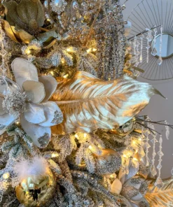 Inspire Me! Home Decor 39" Metallic Gold Leaf Stem/Spray