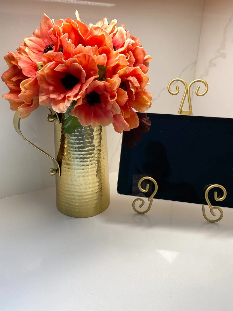 Inspire Me! Home Decor Gold Hammered Texture Pitcher (2 Sizes) 10 Inspire Me! Home Decor Gold Hammered Texture Pitcher (2 Sizes)