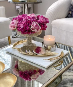 Inspire Me! Home Decor Large Jeweled Glass Decorative Bowl