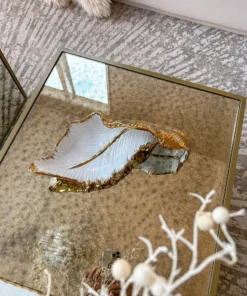 Inspire Me! Home Decor Gold And White Scalloped Tray 9 Inspire Me! Home Decor Gold And White Scalloped Tray