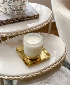 Inspire Me! Home Decor Gold Hammered Square Tray