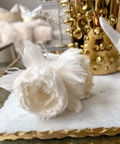 Inspire Me! Home Decor Faux Feathered Floral Stem 13 Inspire Me! Home Decor Faux Feathered Floral Stem