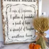 Inspire Me! Home Decor Whitewash "Family Recipe" Wall Plaque WALL ART & MIRRORS