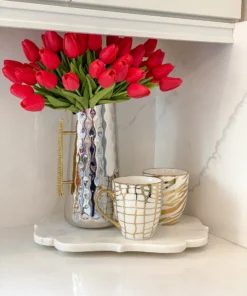 Inspire Me! Home Decor Real Touch Tulip Bouquet (8 Colors)