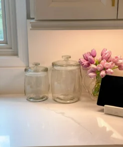 Inspire Me! Home Decor KITCHEN Glass Jar With Airtight Lid (3 Sizes)
