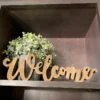 Inspire Me! Home Decor Wooden Script Signs (3 Words) WALL ART & MIRRORS