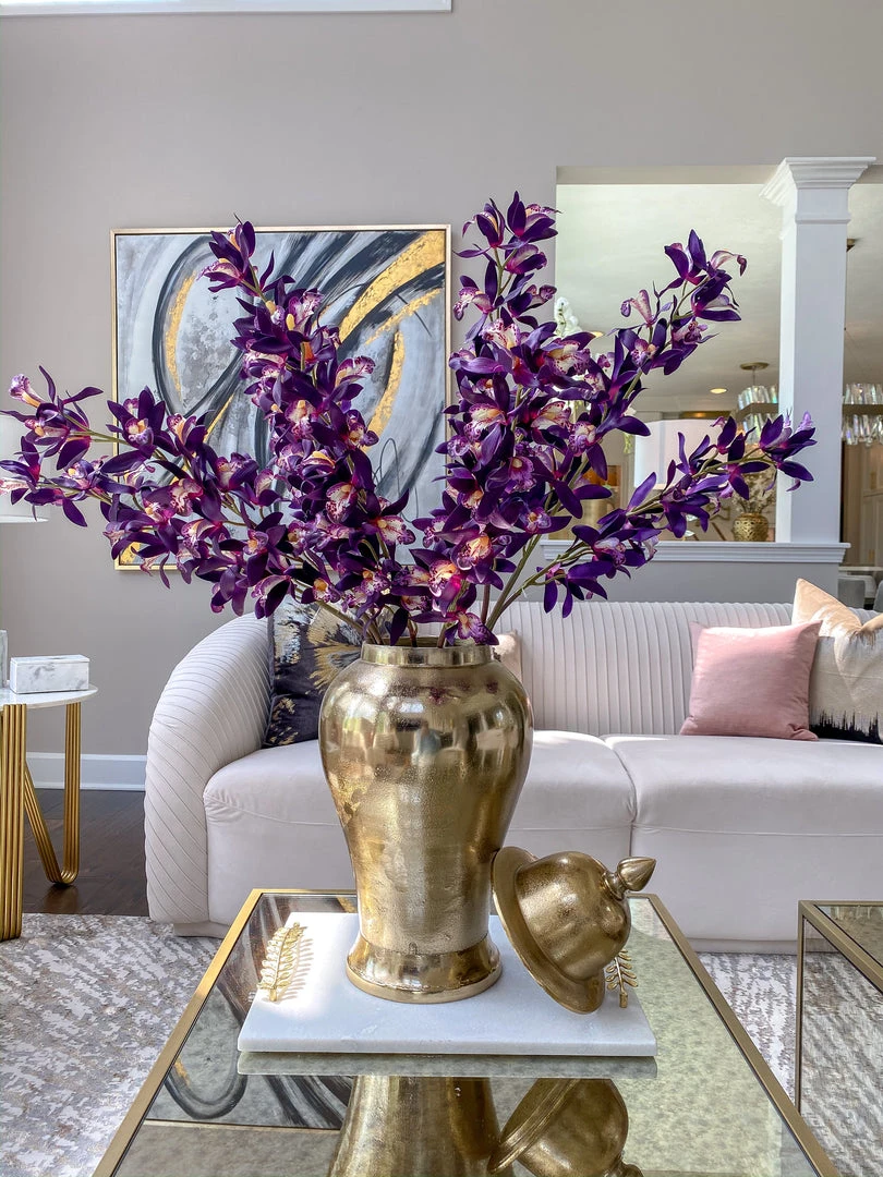 Inspire Me! Home Decor Gold Metal Ginger Jar 6 Inspire Me! Home Decor Gold Metal Ginger Jar