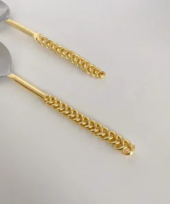 Inspire Me! Home Decor Gold Chain Salad Servers