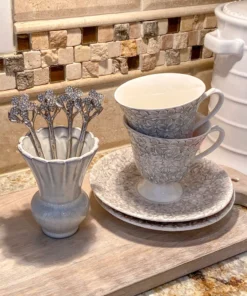 Inspire Me! Home Decor Jeweled Flower Tea Spoon (2 Colors)