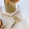 Inspire Me! Home Decor Gold Flower Handle Scissors