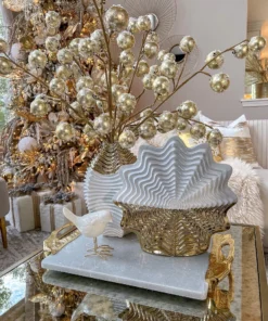 Inspire Me! Home Decor Gold Pearl Orb Spray 8 Inspire Me! Home Decor Gold Pearl Orb Spray