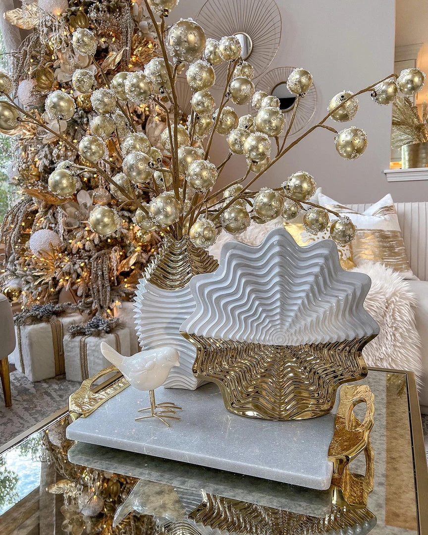 Inspire Me! Home Decor Gold Pearl Orb Spray 5 Inspire Me! Home Decor Gold Pearl Orb Spray