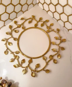 Inspire Me! Home Decor Gold Metal Decorative Wreath 10 Inspire Me! Home Decor Gold Metal Decorative Wreath