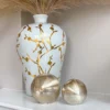 Inspire Me! Home Decor Glossy Gold Metallic Orb Candles (2 Sizes) 2 Inspire Me! Home Decor Glossy Gold Metallic Orb Candles (2 Sizes)