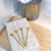 Inspire Me! Home Decor Gold Spice Spoons, Set Of 4