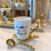 Inspire Me! Home Decor Gold "She Believed She Could So She Did" Mug