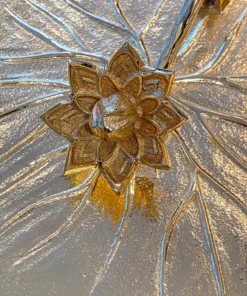 Inspire Me! Home Decor Gold Lotus Napkin Holder