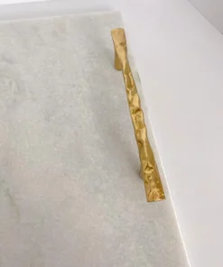 Inspire Me! Home Decor Gold Handle Marble Tray