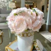 Inspire Me! Home Decor Floral Stems 12" Soft Pink Peony Bundle