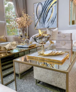 Inspire Me! Home Decor Gold Lotus Vase & Candle Holder