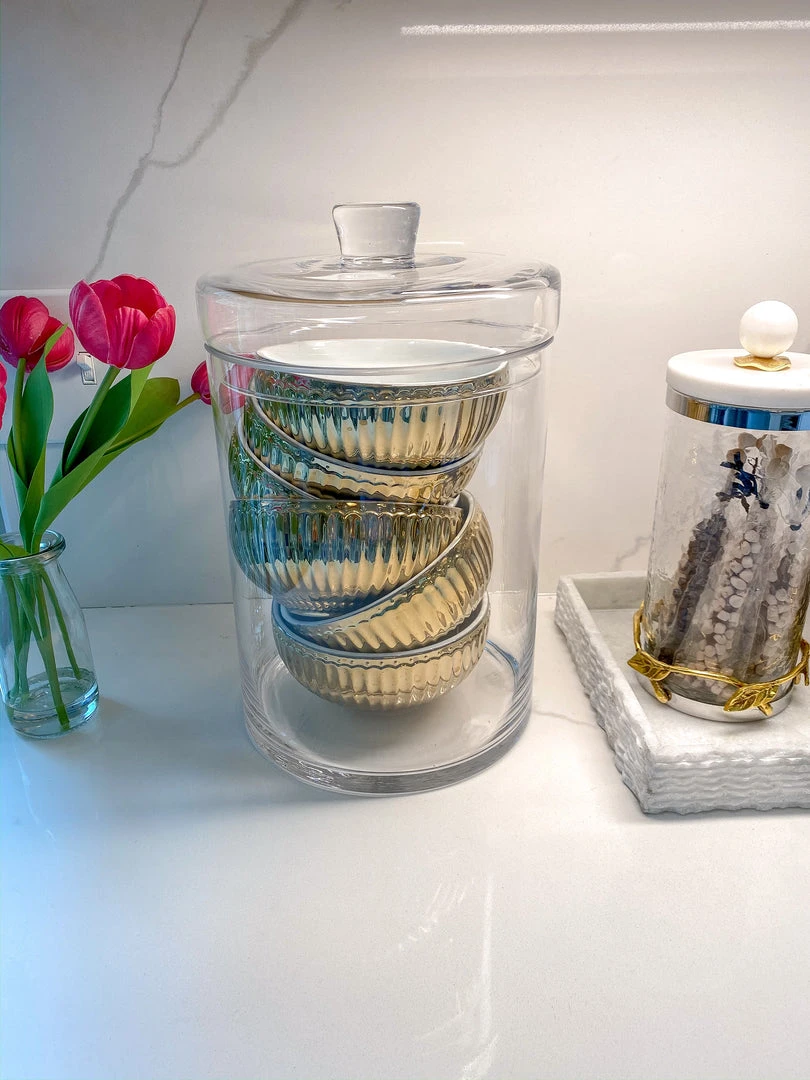 Inspire Me! Home Decor Large Clear Glass Jar 3 Inspire Me! Home Decor Large Clear Glass Jar