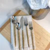 Inspire Me! Home Decor KITCHEN Two-Tone Flatware Set 1 Inspire Me! Home Decor KITCHEN Two-Tone Flatware Set