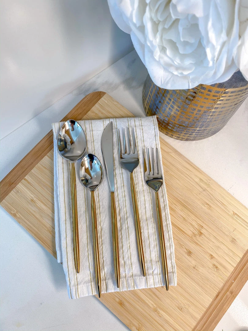Inspire Me! Home Decor KITCHEN Two-Tone Flatware Set 3 Inspire Me! Home Decor KITCHEN Two-Tone Flatware Set